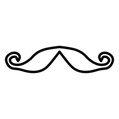 doodle moustache element
