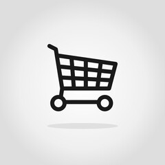 Shopping Cart Icon. Vector shopping cart Icon. Shopping cart illustration for web, mobile apps. Shopping cart trolley icon vector EPS 10