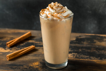 Homemade Iced Pumpkin Spiced Latte