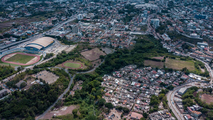 drone shot from tegucigalpa Honduras