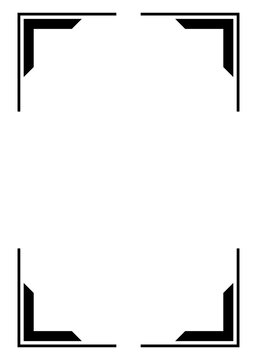 art border rectangle frame
