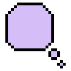 pixel thought bubble
