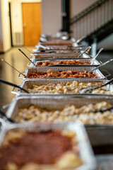 Catered Meal Set Up