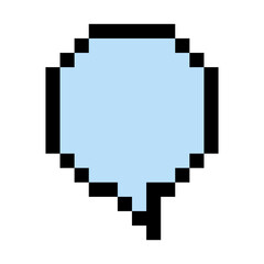 pixel speech bubble
