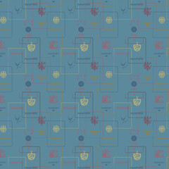 simple cute pattern. Freedom style. Background for textile or book covers, manufacturing, wallpapers, printing, gift wrap and scrapbooking.