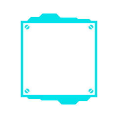 mechanical tech square frame
