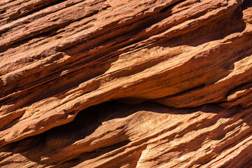 Abstract background of rocky formation with uneven texture