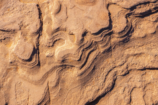 Abstract background of rocky formation with uneven texture