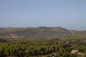 Fototapeta na wymiar Montañas de Artà