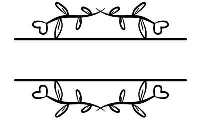 floral flower monogram
