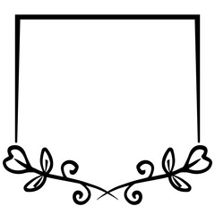 aesthetic floral frame
