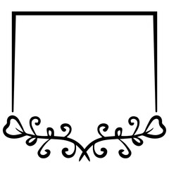 aesthetic floral frame
