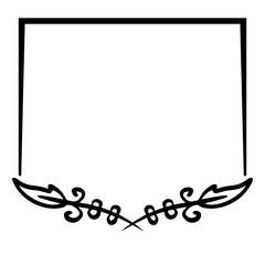 aesthetic floral frame
