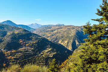 Mountain  landscape in Greece