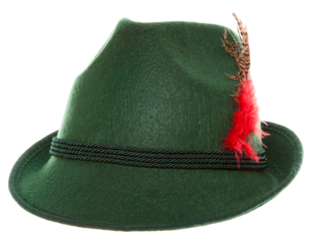 Ocktoberfest green bavarian beer party hat