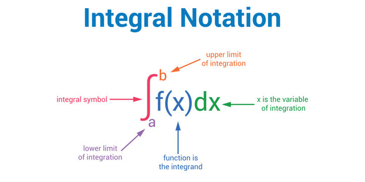 integration notation in mathematics vector