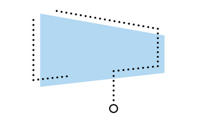 dotted line speech box
