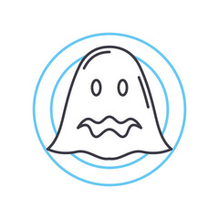 genre line icon, outline symbol, vector illustration, concept sign