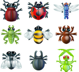 Insect bug icons