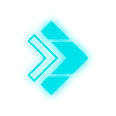 neon tech arrow
