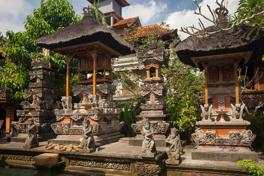Sania&rsquo;s House temple gardens in Ubud, Bali