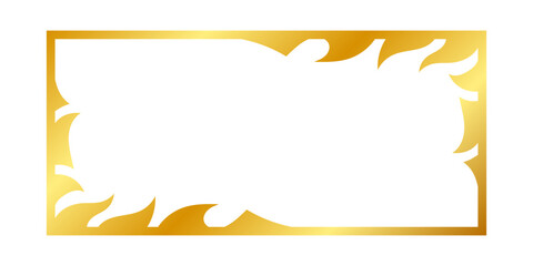 Obraz premium gold art rectangle frame 