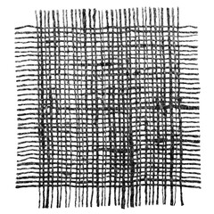 sackcloth patch isolated