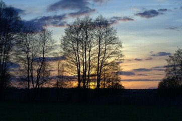 Fototapeta premium zachód słońca