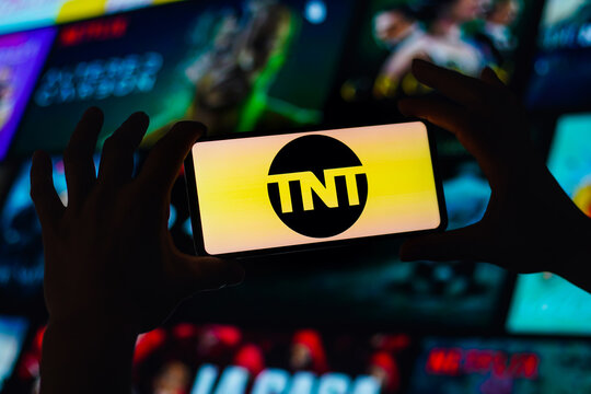September 2, 2022, Brazil. In this photo illustration, the Turner Network Television (TNT) logo is displayed on a smartphone screen.