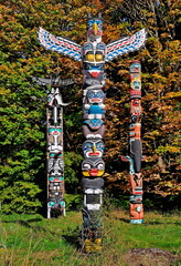 totem pole in the park