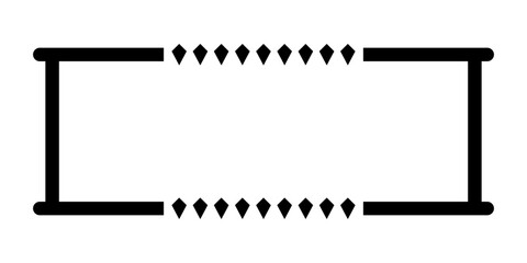 art border rectangle frame
