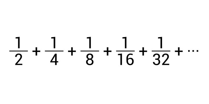 Example of geometric series in mathematics