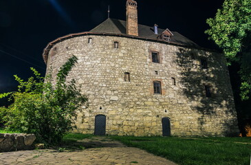 Powder Tower in Lviv, The Powder Tower of Lvov on a summer night