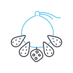 jewellery line icon, outline symbol, vector illustration, concept sign