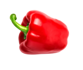 Sweet red pepper isolated