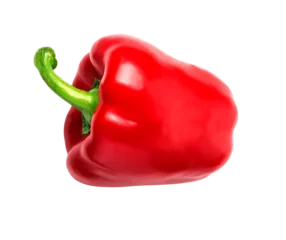 Türaufkleber Sweet red pepper isolated © AlenKadr