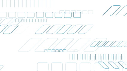 Blue geometric abstract hi-tech background