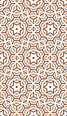 Fototapeta premium Geometric pattern. Seamless vector background. Ethnic graphic design.