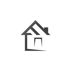 Fototapeta na wymiar house icon logo vector design template
