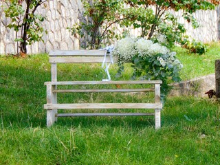 bench in the garden