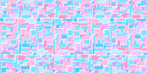 Tiled multicolored pattern. Mosaic geometric background. Seamless mosaic texture. Wallpaper for banners, flyers and textiles