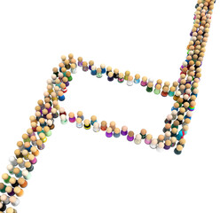 Cartoon Crowd, Queue Box