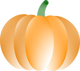 pumpkin isolated on white background