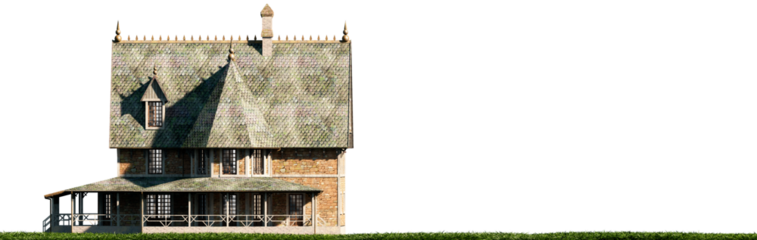 architecture concept, historic house