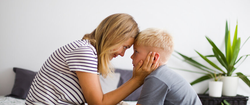 adorable, authentic, background, bedroom, boy, brazilian, care, casual, caucasian, cheerful, child, childhood, comfort, embrace, family, female, fondness, fun, happiness, happy, healthy, holding, indo