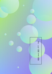 Holographic cover with radial fluid