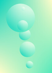 Holographic fluid with radial circles.