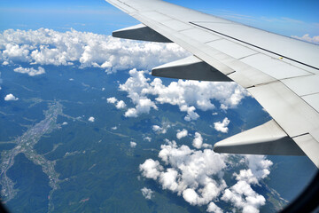 Obraz premium 飛行機の翼