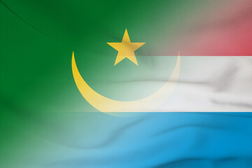 Mauritania and Luxembourg government flag international contract LUX MRT