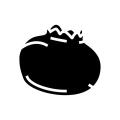 ripe blueberries glyph icon vector. ripe blueberries sign. isolated symbol illustration